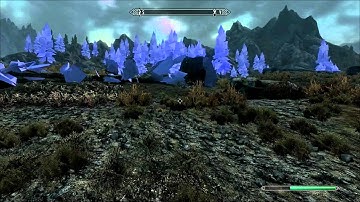 skyrim glitching trees