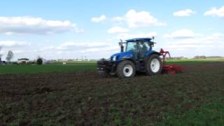 Nowe Gospodarstwo, Testy Drona, Czyli Orka I Talerzowanie Nh T6050 Rabewerk Agromex