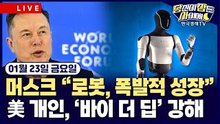  머스크 “로봇, 폭발적 성장” | 지정학적 긴장 완화·경제지표 양호…뉴욕증시 상승 | #엔비디아 #테슬라 #메타