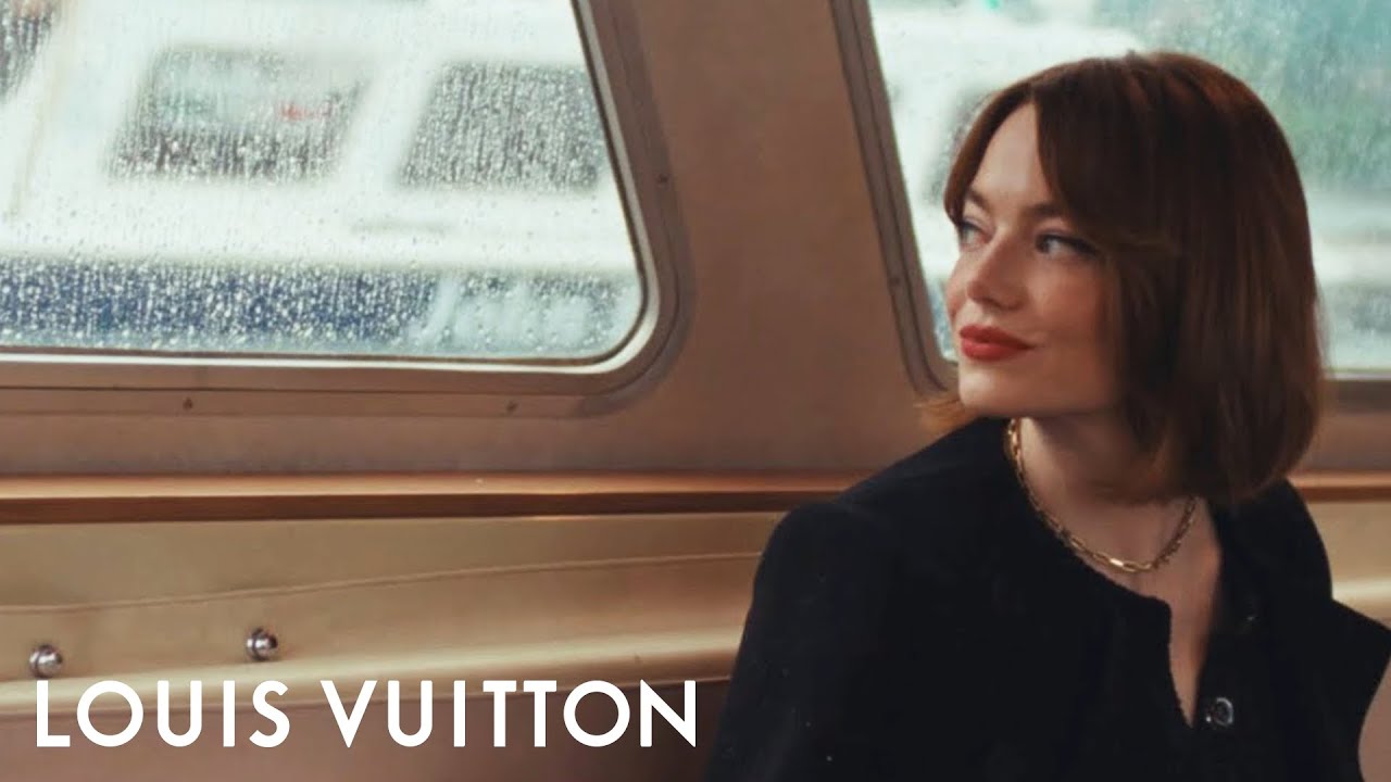 Emma Stone 2020 Louis Vuitton Cruise 2 - Satiny