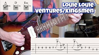Louie Louie (The Ventures/The Kingsmen) chords