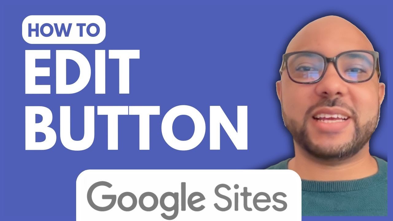 How to edit button in google sites youtube