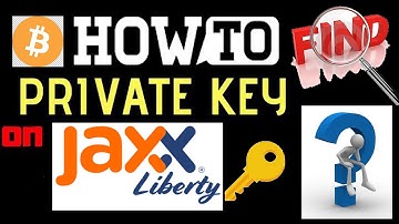 How To Find Bitcoin Private Key Into JAXX Wallet | Export Private key