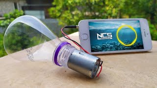 How To Make a Speaker at Home - using Plastic Bottle and Motor