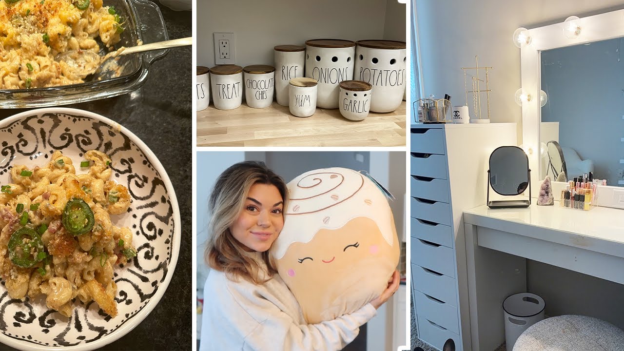 Видеоблог | Макияж и организация кладовой, Target Haul и макароны с сыром