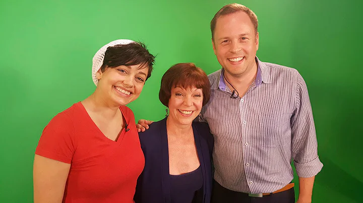 Singers from The Last Five Years in the DMN studio