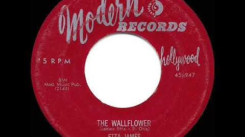 1955 HITS ARCHIVE: The Wallflower (Dance With Me Henry) Etta James (orig pitched-up/reverbed single)