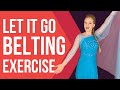 Belting singing vocal exercise