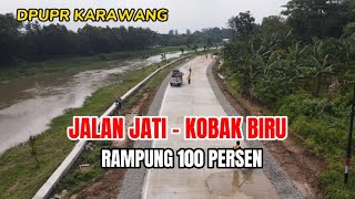 Jalan Jati Kobak Biru Rampung 100 Persen - Dpupr Karawang