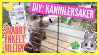 DIY: Kaninleksaker | Snabbt, enkelt och billigt