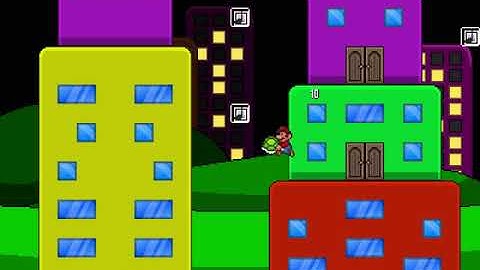 Super Mario Bros. X (SMBX) Custom Level - Floating Area