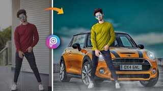 PicsArt Car Photo Editing Tutorial | Car Background Editing PicsArt |Photo Editing Background Change