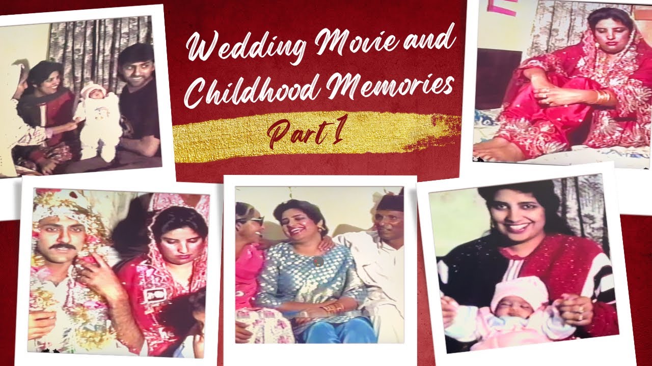 Dad and Mum’s Wedding Movie from the 90s | Old home Videos 📹 #reflexion #food #wedding #pakistani
