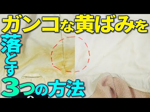 ガンコな襟の黄ばみを落とす３つの方法 DIY