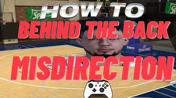 HOW TO MISDIRECTION BEHIND THE BACK IN NBA 2K22 *HANDCAM* ON NBA 2K22 TUTORIAL