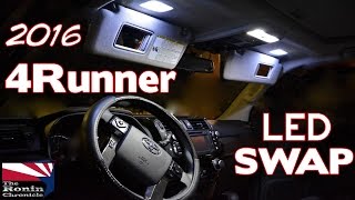 I show you which led's use and how to install them in a new 2016
toyota 4runner. its very simple thing can drastically change the look
feel of...