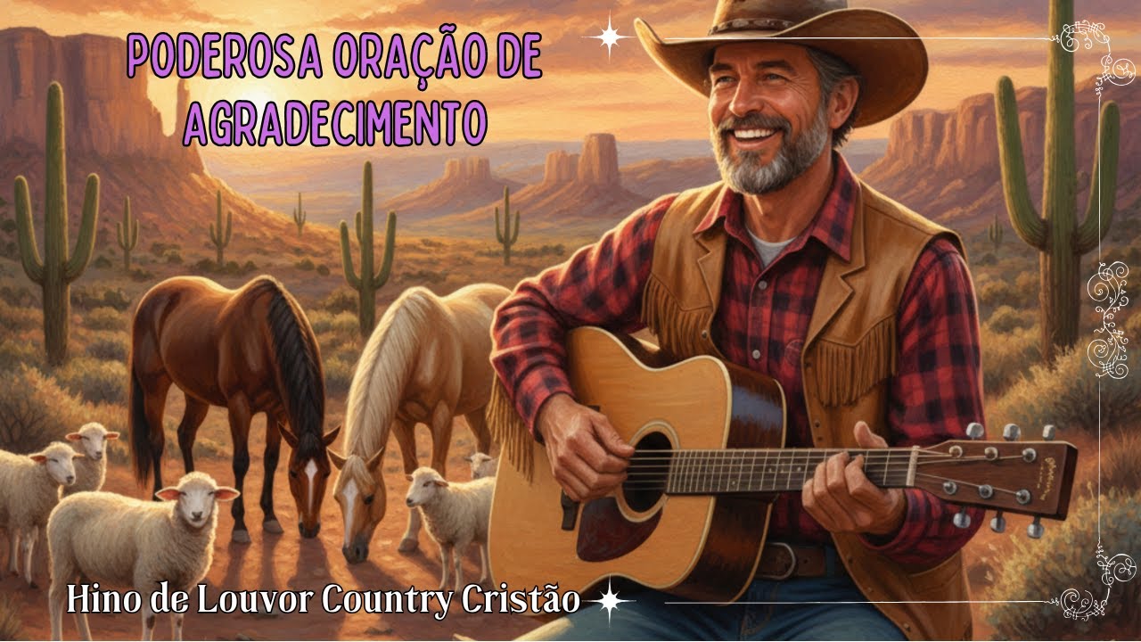 Obrigada Deus por Tudo 🙏 | Hino de Gratidão Country Gospel Sertanejo 🎶