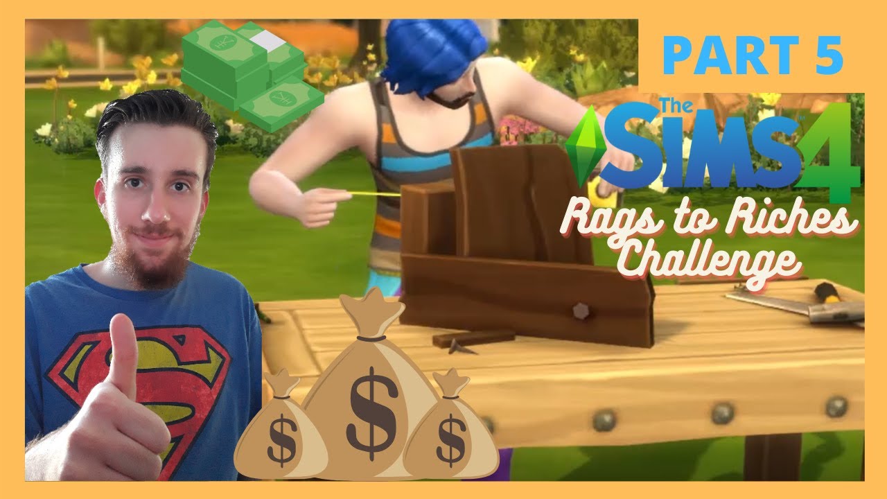 ARTS AND CRAFTS SIMS 4 RAGS TO RICHES CHALLENGE PART 5 YouTube