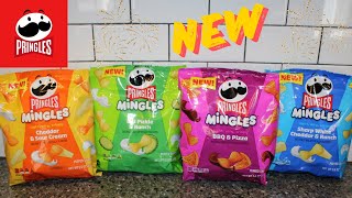 Pringles Mingles Cheddar & Sour Cream, Dill Pickle & Ranch, BBQ & Pizza, Sharp White Cheddar & Ranch