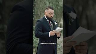 red flag wedding vows