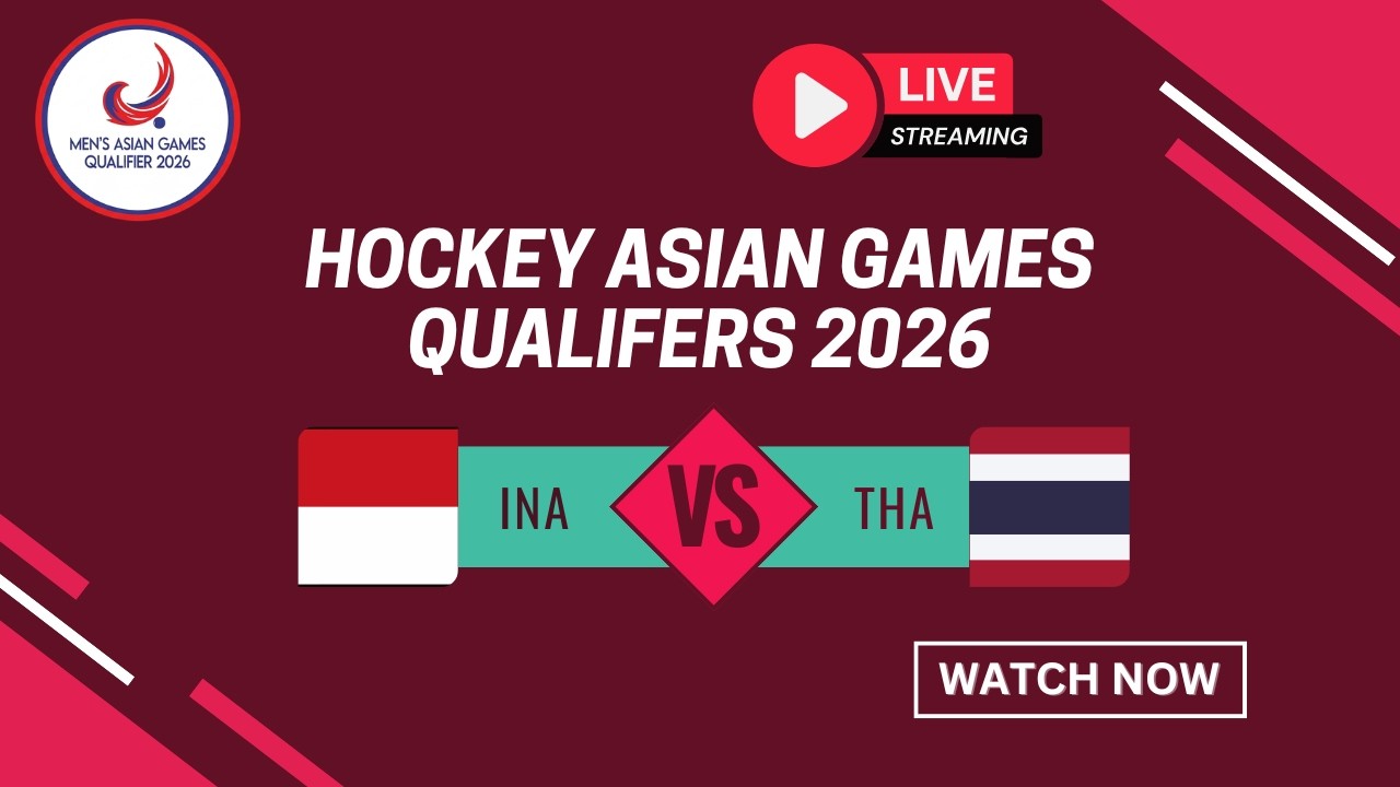 Indonesia Vs Thailand Hockey Match Live | Hockey Asian Games Qualifiers 2026