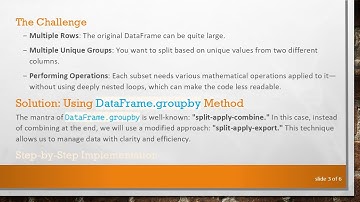 Efficiently Split a DataFrame in Python: A Step-by-Step Guide to Data Manipulation