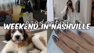 NASHVILLE VLOG: Super productive weekend + Story behind my tattoos + Lots more!