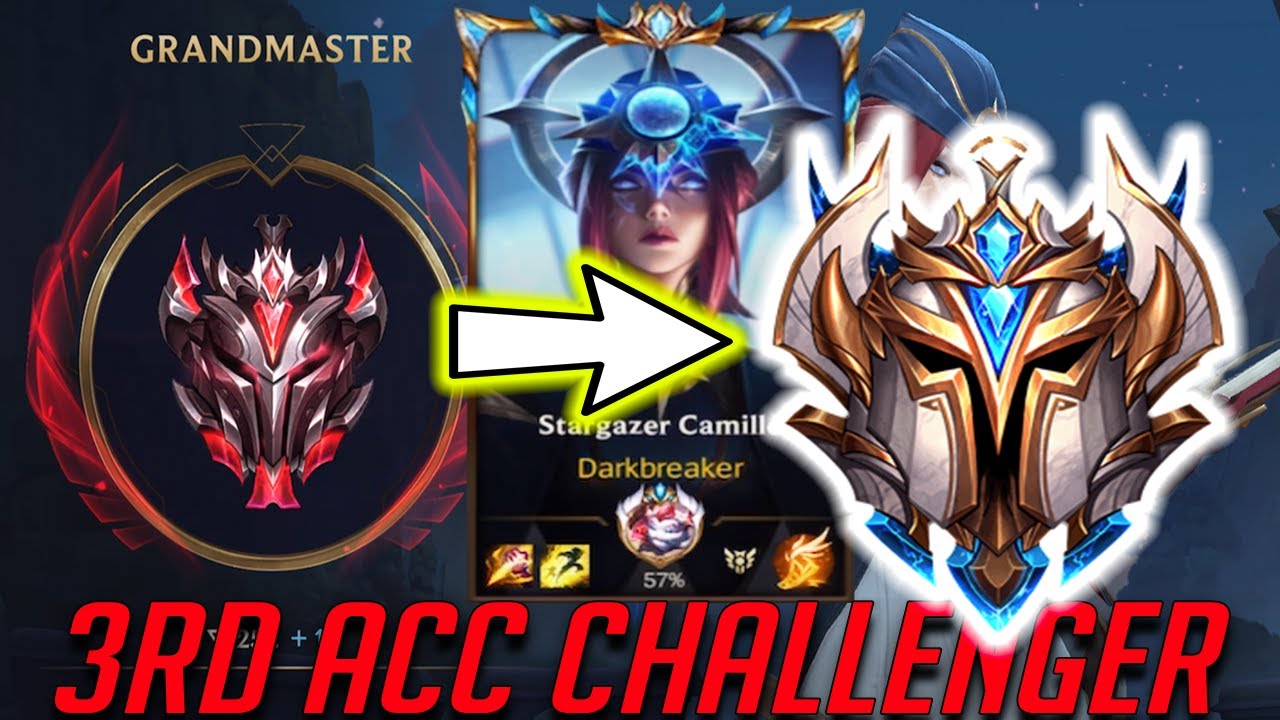 3RD ACCOUNT TO CHALLENGER BEST CAMILLE JUNGLE GUIDE YouTube