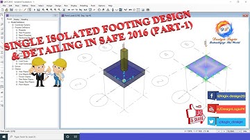 Single Isolated Footing Design & Detailing in SAFE 2016 (Part-1) by Design Logix