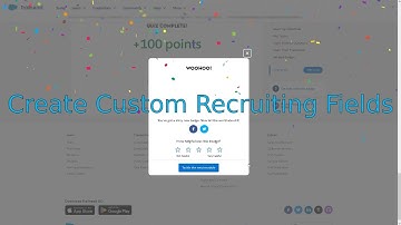 Create Custom Recruiting Fields
