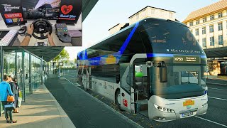 Driving Neoplan Skyliner - Fernbus Simulator | Thrustmaster TX Steering Wheel Gameplay