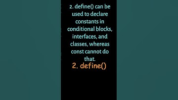 Using define() vs const