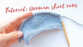 Tutorial: German Short Rows