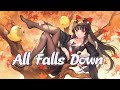 Alan Walker All Falls Down Sped Up Lyrics 8D Audio Nightcore USE HEADPHONES