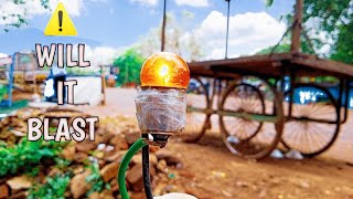 WILL Light bulb work Underwater ? क्या पनि मे बल्ब जलेगा