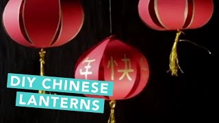 How To Make Chinese Lanterns | Easy DIY | Craft Factory