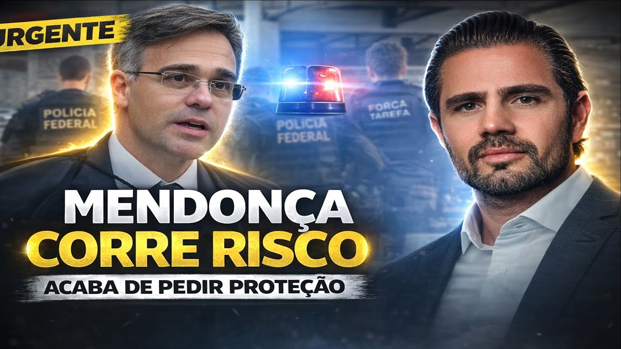 MENDONÇA CORRE RISCO E PEDE PROTEÇÃO