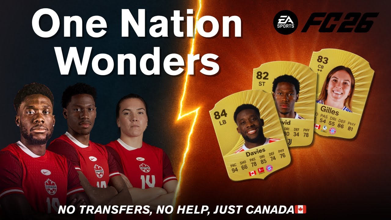 EAFC 26 | One Nation Wonders: The Ultimate Canadian RTG!