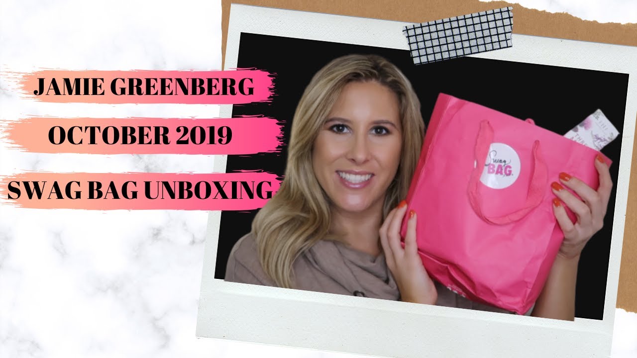 JAMIE GREENBERG OCTOBER 2019 SWAG BAG
