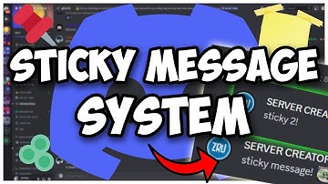 [NEW & Updated] - STICKY MESSAGE System for your Discord Bot! || Discord.js V14