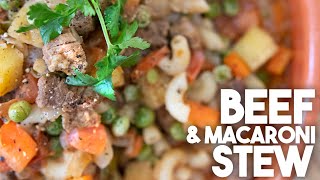 The best traditional Home-style Beef & Macaroni Stew | Goan Beef Stew recipe | Kravings screenshot 2