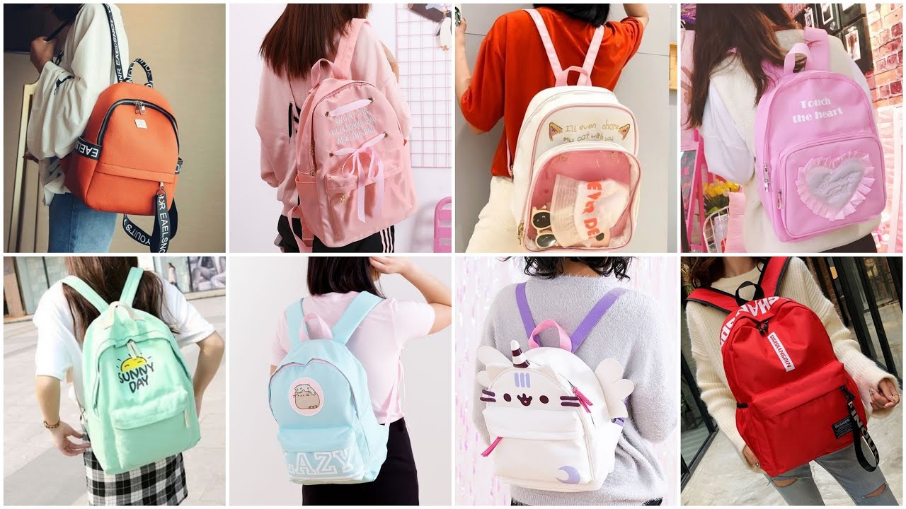 Wholesale 2020 latest design high quality girls print canvas backpack  school bag set with shoulder bag laptop backpack From malibabacom