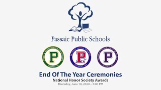 Passaic Public Schools - 2020 National Honor Society Induction Ceremony