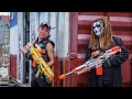 LTT Nerf Mod : TOP 1 Hour LTT Films SEAL MARINES Nerf Guns Fight RED SATAN Mask