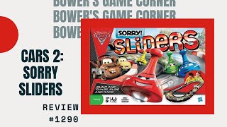 Bower's Game Corner #1290: Disney Pixar Cars 2 Sorry Sliders: World Grand Prix Race Edition Review Update