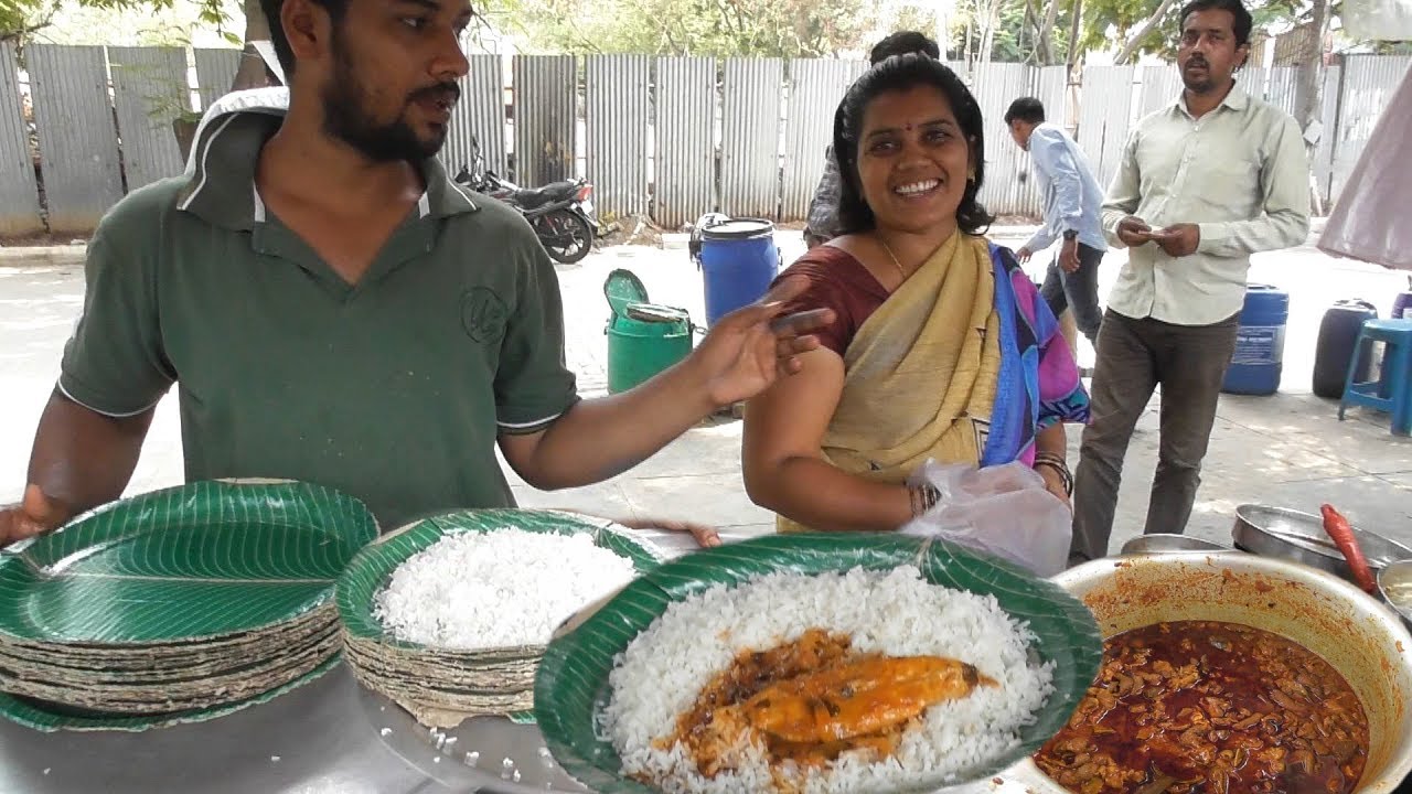 Hardworking Devar Bhabhi - Unlimited Rice with Veg @ 40 rs & Non Veg(Chicken/Mutton Bati/Fish)@60 rs | Indian Food Loves You