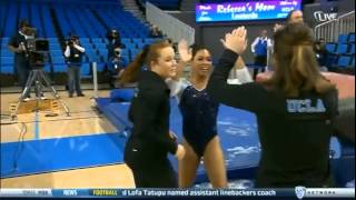 JaNay Honest (UCLA) 2015 Vault vs Washington 9.825