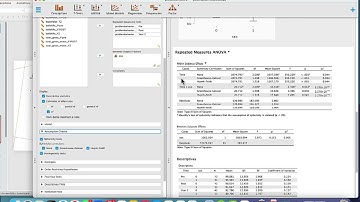 Mixed ANOVA in JASP