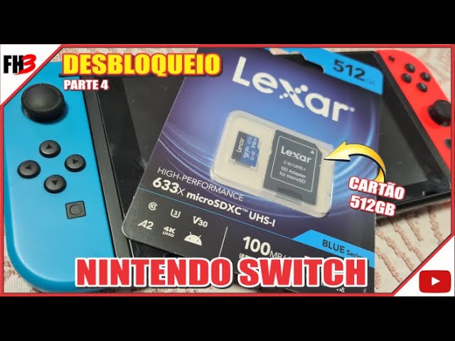 Nintendo Switch Desbloqueado + Sd 256gb + Suporte