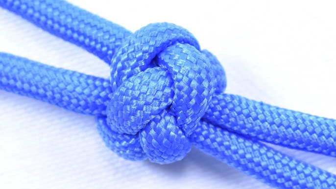 How to Tie the Ideal Paracord Lanyard Knot (Two Strand Diamond Knot) 